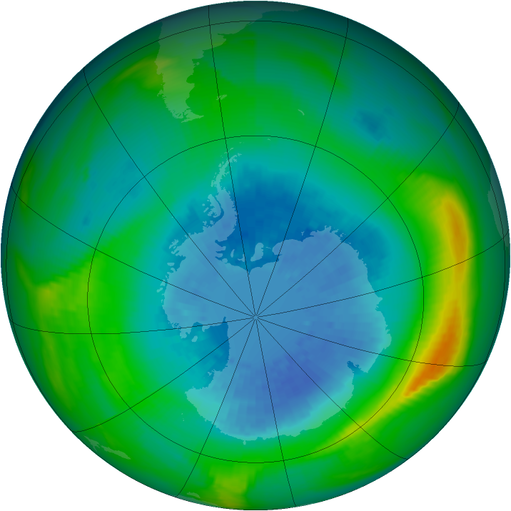 Ozone Map 1980-09-17
